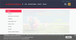 Desktop Screenshot of e-cukrovinky.cz